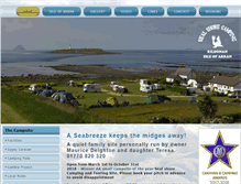 Tablet Screenshot of campingarran.com